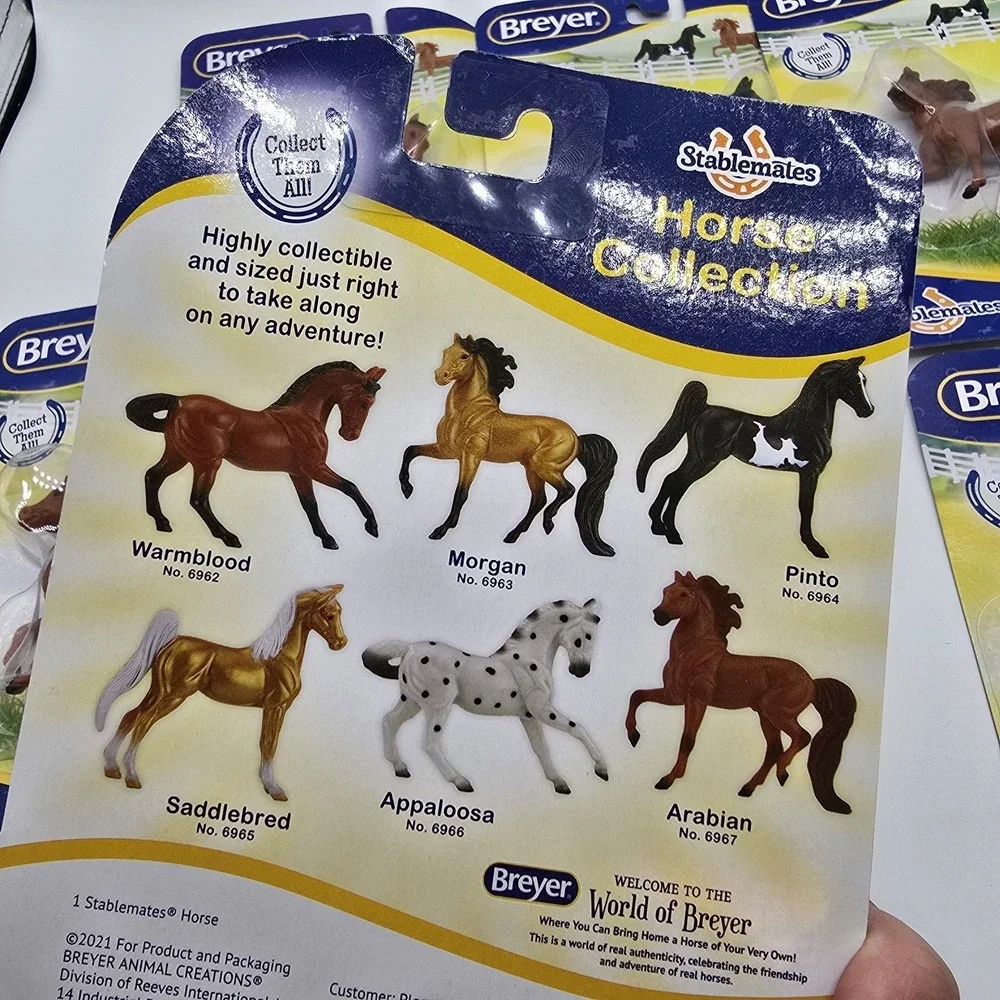 2021 Breyer Stablemates Saddlebred‎ Pinto Arabian Warmblood Lot of 6 Sealed
